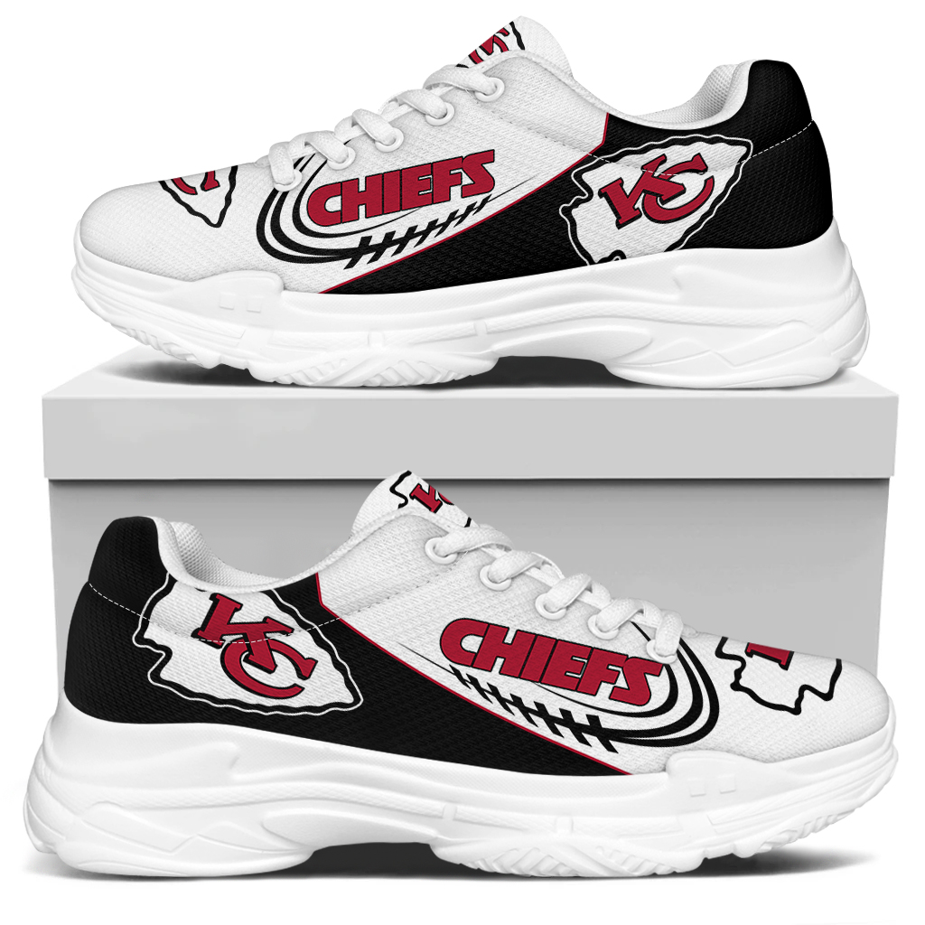 Men's Kansas City Chiefs Edition Chunky Sneakers With Line 006